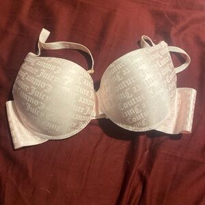 Juicy Couture Pink Lace Bra Intimates & Sleepwear